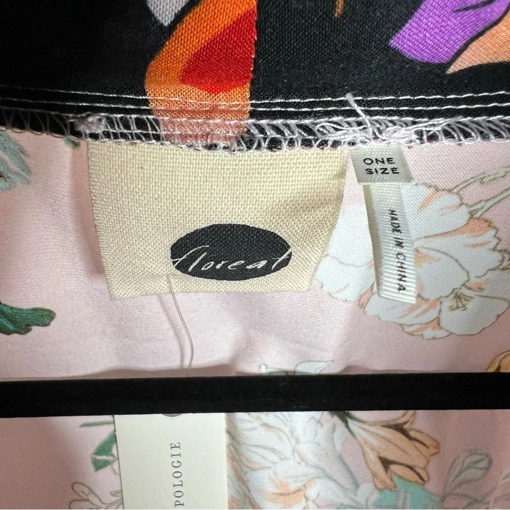 Anthropologie Floreat Floral Azalea Kimono Robe - Picture 8 of 12